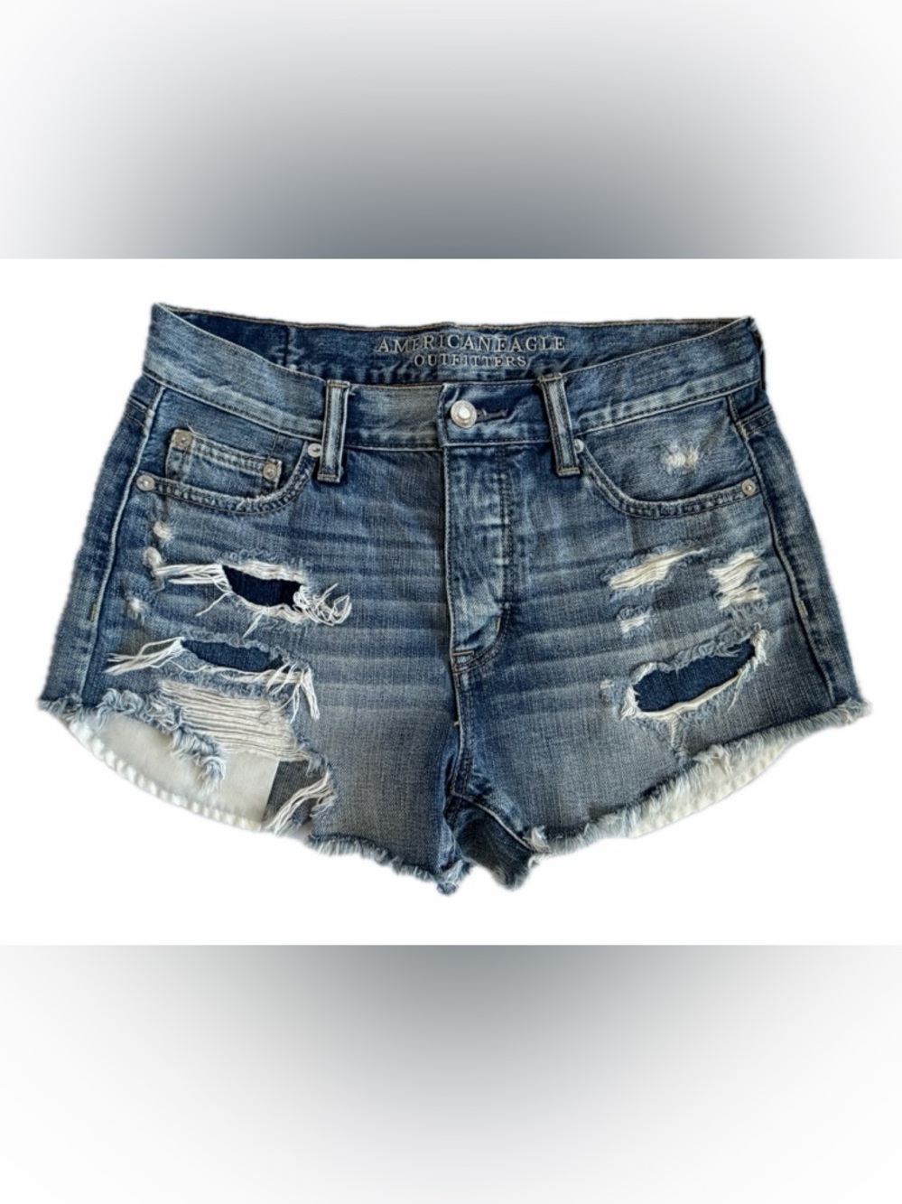 Set of American Eagle Shorts & Hollister Top~Retail Value $58 - Picture 2 of 11